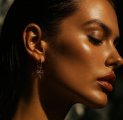 Noeud Papillon — 925 Sterling Silver Bow Knot Drop Earrings