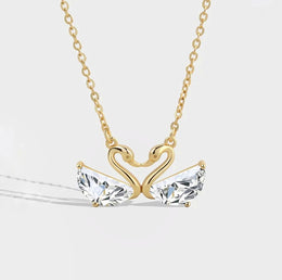 Cygne d’Amour — 925 Sterling Silver Swan Necklace