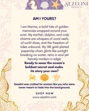 Marina — 14K Gold Plated Retro Charm Paperclip Chain Bracelet