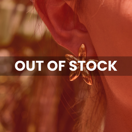 Fleur Dorée — 18K Gold Plated Floral Stud Earrings