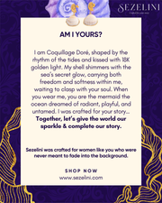 Coquillage Doré — 18K Gold Plated Marine Shell Studs