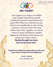 Sezelini Étoile 8 – 925 Sterling Silver Lucky Ring