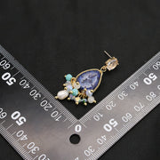 Éclats de Perle — 18K Gold Plated Drop Earrings with Freshwater Pearls