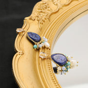 Éclats de Perle — 18K Gold Plated Drop Earrings with Freshwater Pearls