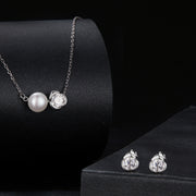 Élise – 925 Sterling Silver Geometric Jewelry Set