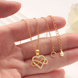 Amour Infini — 925 Sterling Silver Infinity Pendant Necklace