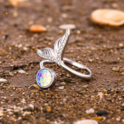 Marella — White Gold Plated Fish Tail 925 Sterling Silver Ring