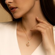 Celeste – 925 Sterling Silver Pearl & Zircon Jewelry Set