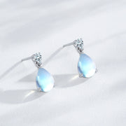 Luna Drop – 925 Sterling Silver Moonstone Jewelry Set