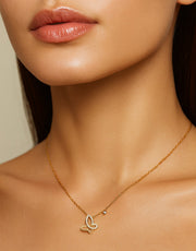 Papillon de Grâce — 925 Sterling Silver Butterfly Necklace