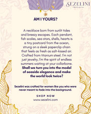 Coastline Charms — Titanium Steel Beach Themed Necklace