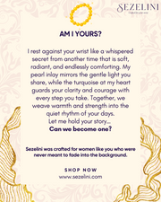 Floréa — 18K Gold Plated Pearl & Turquoise Retro Bracelet