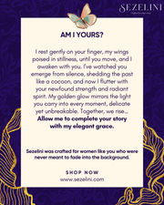 Aurelia Éternelle — Butterfly Open Ring in 18K Gold Finish