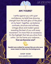 Nooré — Vintage Pearl Geometry Necklace