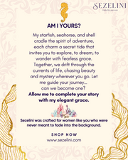 Siréna — 925 Sterling Silver Starfish, Hippocampus & Shell Motif Necklace