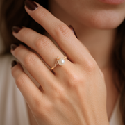 Coeur Blanc – Premium White Ring