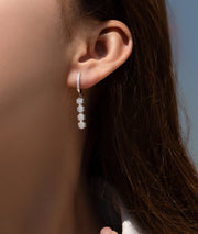 Sezelini Lumière — 925 Sterling Silver Geometric Floral Zircon Jewelry Set