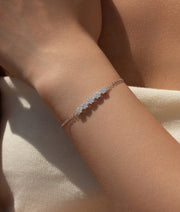 Sezelini Lumière — 925 Sterling Silver Geometric Floral Zircon Jewelry Set