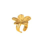 L’Or Botanique — Golden Garden Ring in 18K Gold Finish