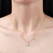 Papillon de Grâce — 925 Sterling Silver Butterfly Necklace