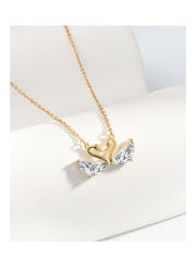Cygne d’Amour — 925 Sterling Silver Swan Necklace