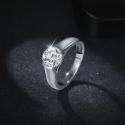 Étoile Royale – 1.5ct Certified Moissanite Engagement Ring