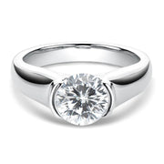 Étoile Royale – 1.5ct Certified Moissanite Engagement Ring