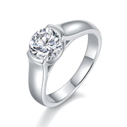 Étoile Royale – 1.5ct Certified Moissanite Engagement Ring