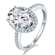 Sezelini “Eternal Grace” 3.0ct Oval Certified Moissanite Ring