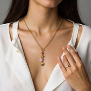 Dolcefrutta — 18K Gold Plated Fruit Charm Necklace