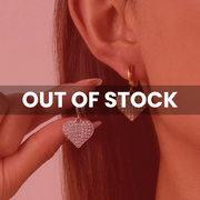 Cœur Libre — Heart-Shaped Premium Drop Earrings
